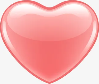 梦幻粉色爱心免抠