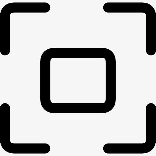 在一个长方形的广场四角图标免抠