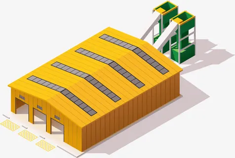 厂房png元素免抠