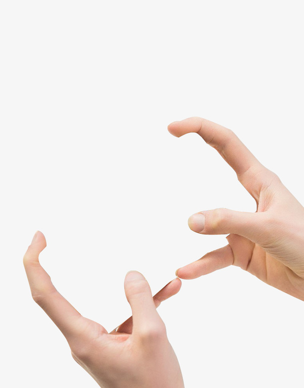 玩手机姿势PNG免扣手势，姿势免抠