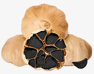 美味独头黑蒜PNG免抠