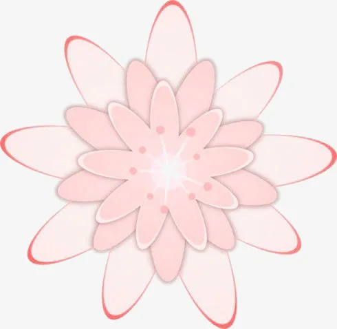 矢量粉花免抠