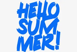 SUMMER夏艺术字免抠