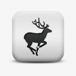 不光滑的白色的广场图标动物动物免抠