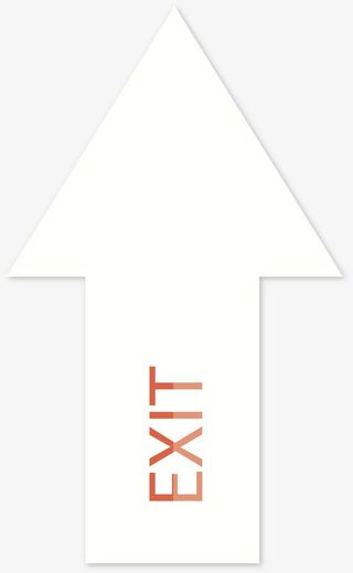 白色的箭头矢量免抠