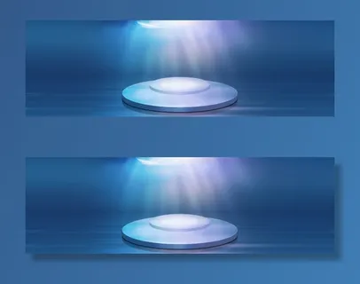 电商淘宝手机数码科技舞台光束背景banner免抠