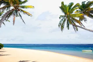 美丽的海滩景色免抠