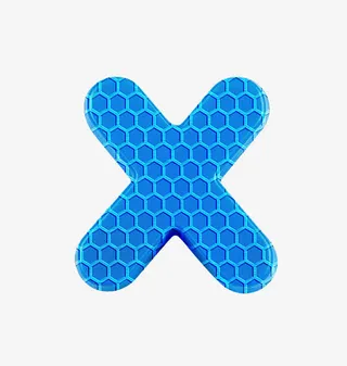 足球元素字母x免抠