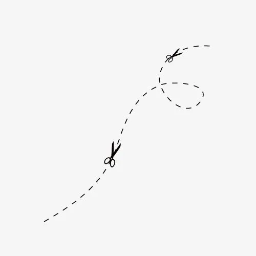 剪纸线 png素材免抠