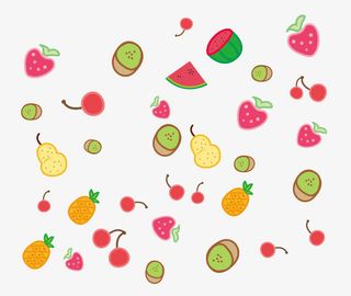 漂浮水果免抠