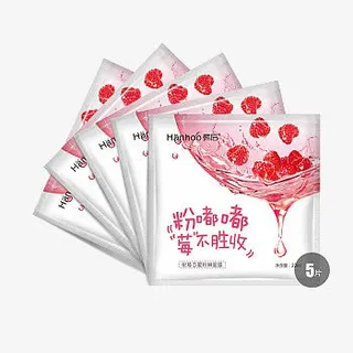 韩后树莓恋爱粉嫩面膜免抠