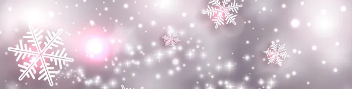 冬天雪花banner创意设计高清