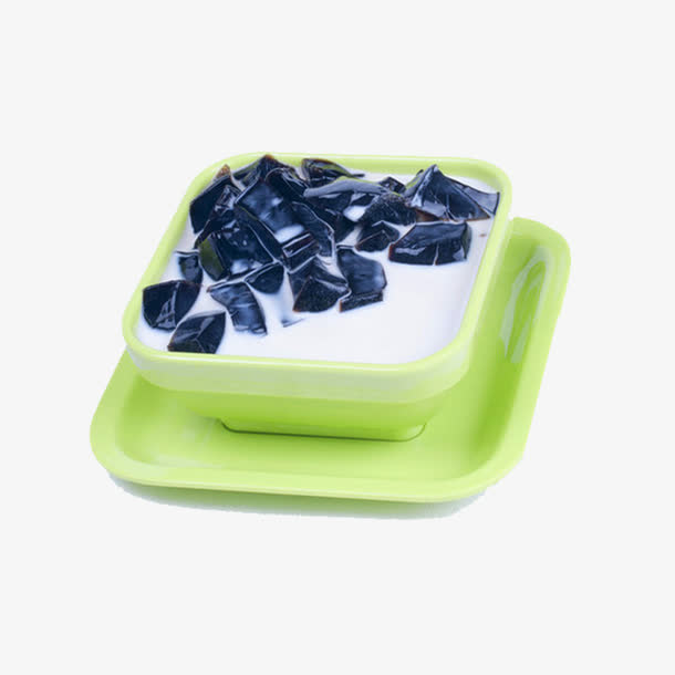 产品实物特色黑凉粉免抠