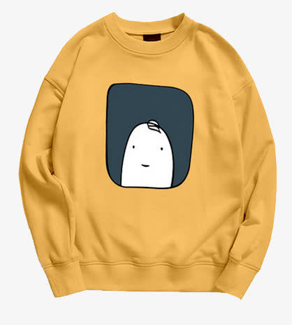 套头卫衣女宽松学生外套秋冬上衣免抠