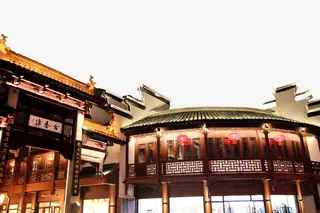 复古南京古秦淮古典建筑免抠免抠