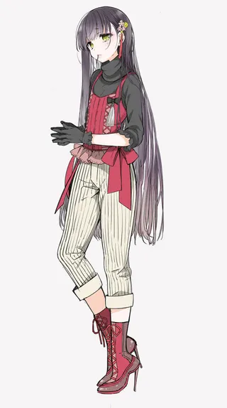 日本动漫二次元少女免抠