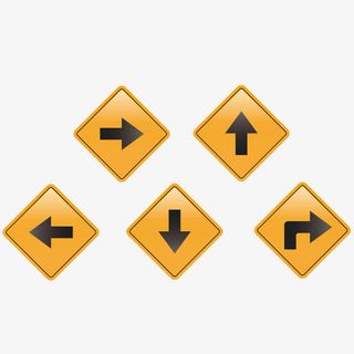 矢量方向箭头指向免抠