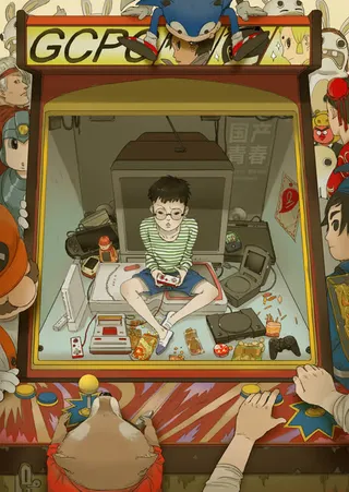 国产青春漫画素材免抠