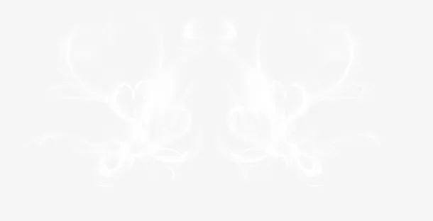 白色曲线光效免抠