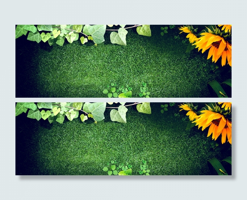 春季清新服装绿色海报背景高清