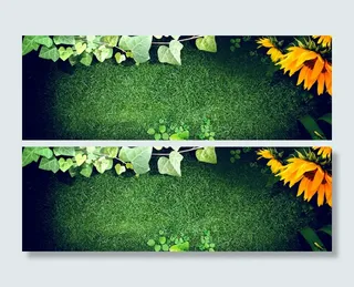 春季清新服装绿色海报背景高清