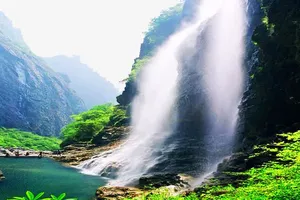 庐山瀑布免抠