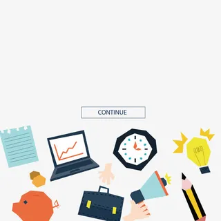 矢量扁平化商务元素免抠