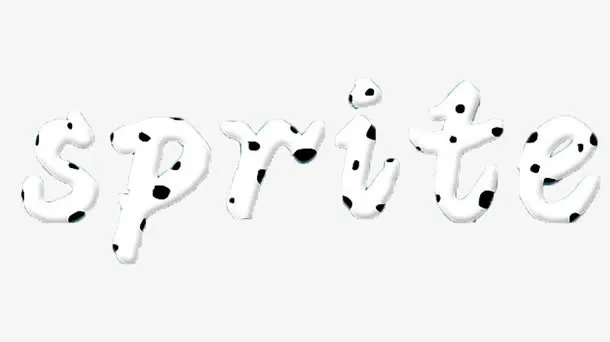 牛奶字体Sprite免抠