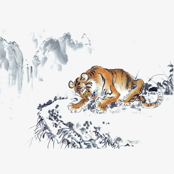 虎年老虎元素免抠