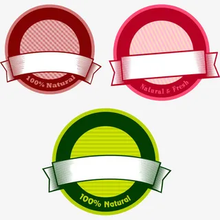 3款漂亮的标签素材免抠