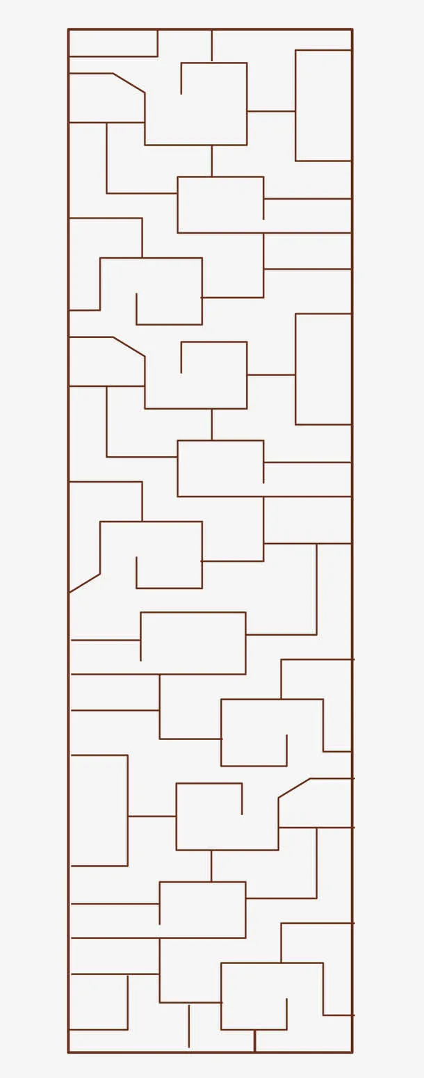 矢量图案中式雕花免抠