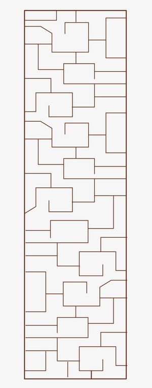 矢量图案中式雕花免抠