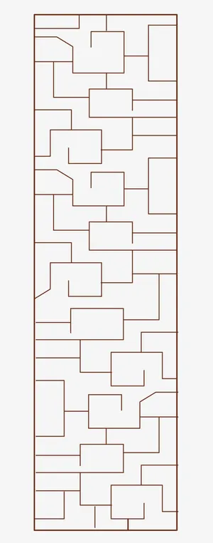 矢量图案中式雕花免抠