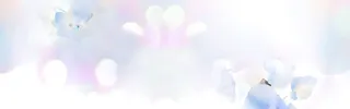梦幻花朵淘宝广告banner