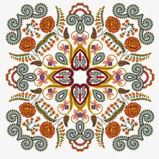 敦煌壁画装饰图案免抠