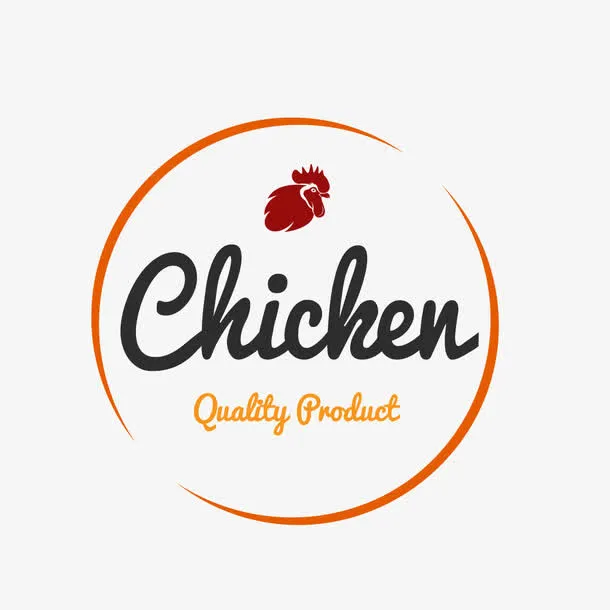 圆形公鸡店标免抠