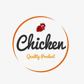 圆形公鸡店标免抠