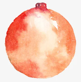 卡通手绘装饰球免抠