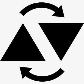 向上和向下的箭头符号图标免抠