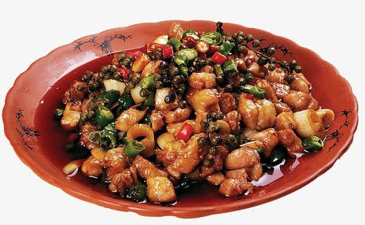 鲜花椒炒兔丁免抠