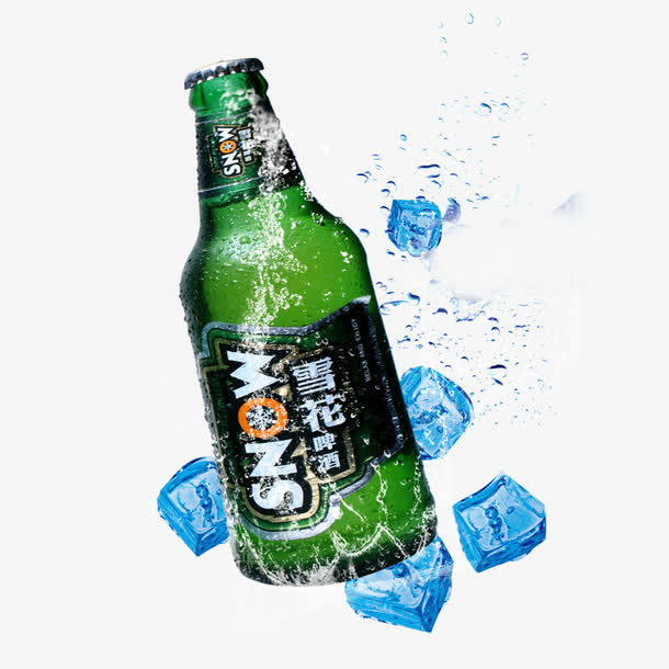 雪花啤酒图片免抠