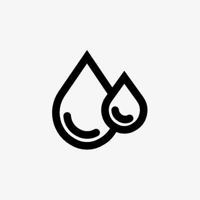 水滴防水icon线性小图标PNG下载免抠图标元素