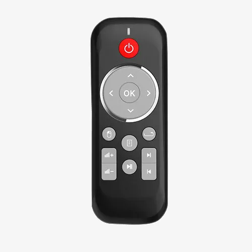 电视智能遥控器黑色免抠