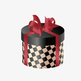 手绘卡通装饰礼盒精美礼盒广告设免抠