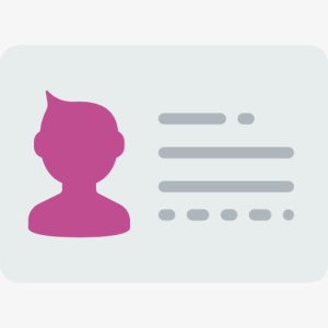 身份证图标免抠图标元素