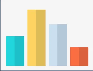 扁平化条形图免抠