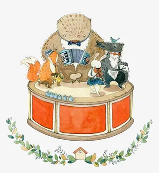 动物音乐会免抠