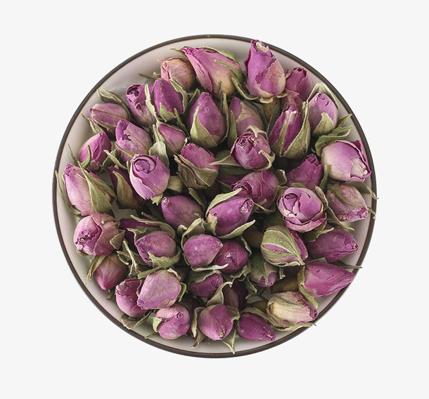 一盘玫瑰花茶免抠