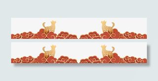 天猫新年过年不打烊年货节海报素免抠