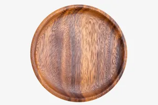 棕色木质纹理木圆盘实物免抠